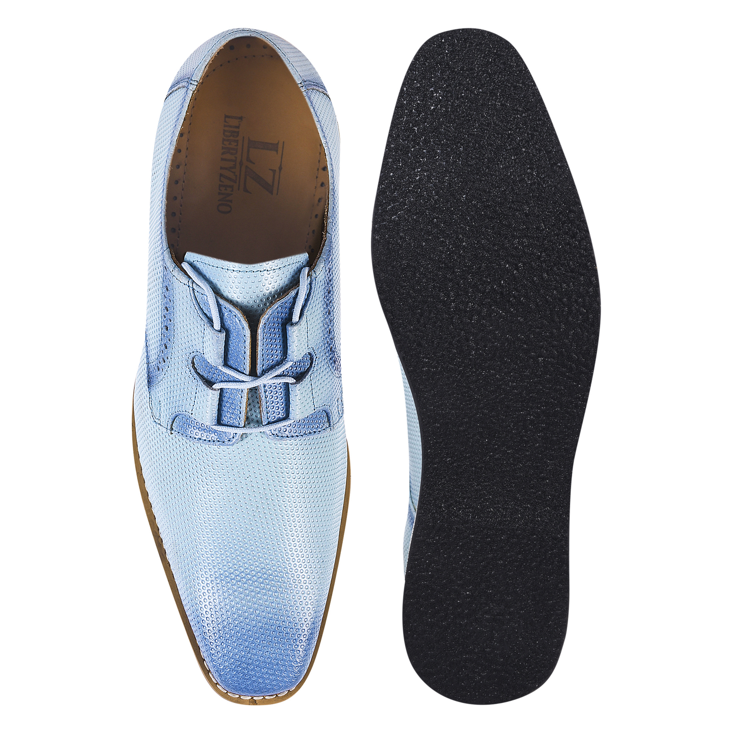 Eric Genuine Leather Oxford Style Lace-Up Dress Shoes For Men