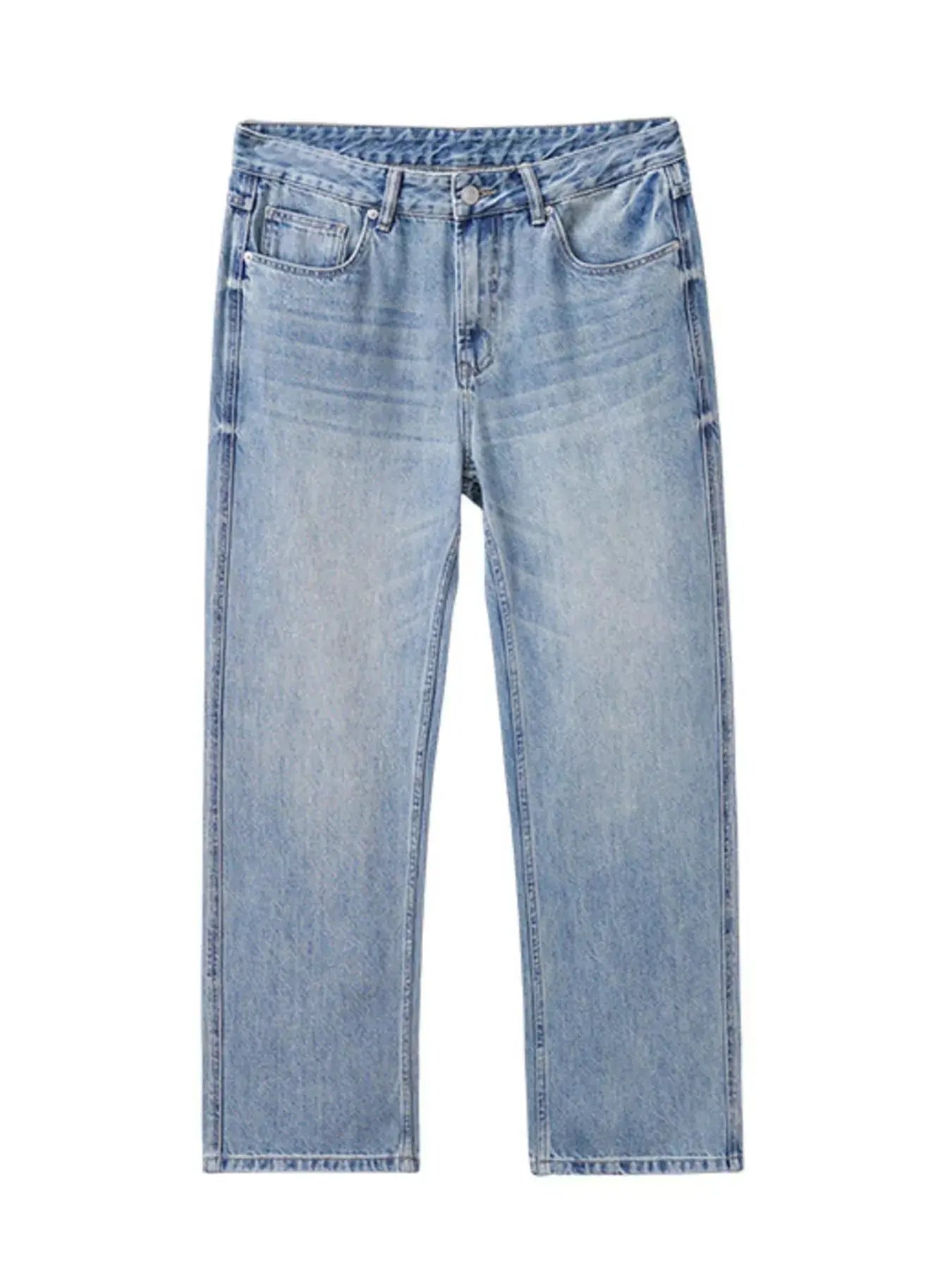 Trendsi Men's Loose Fit Washed Jeans Casual Everyday Denim Comfortable by Trendsi