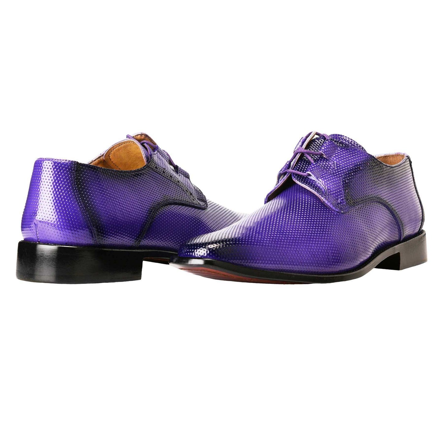 Blacktown Genuine Leather Oxford Style Lace-Up Dress Shoes For Men - MENLL