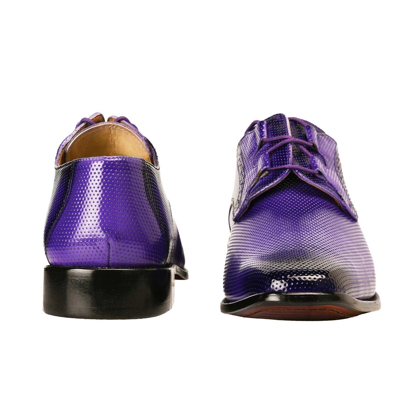 Blacktown Genuine Leather Oxford Style Lace-Up Dress Shoes For Men - MENLL