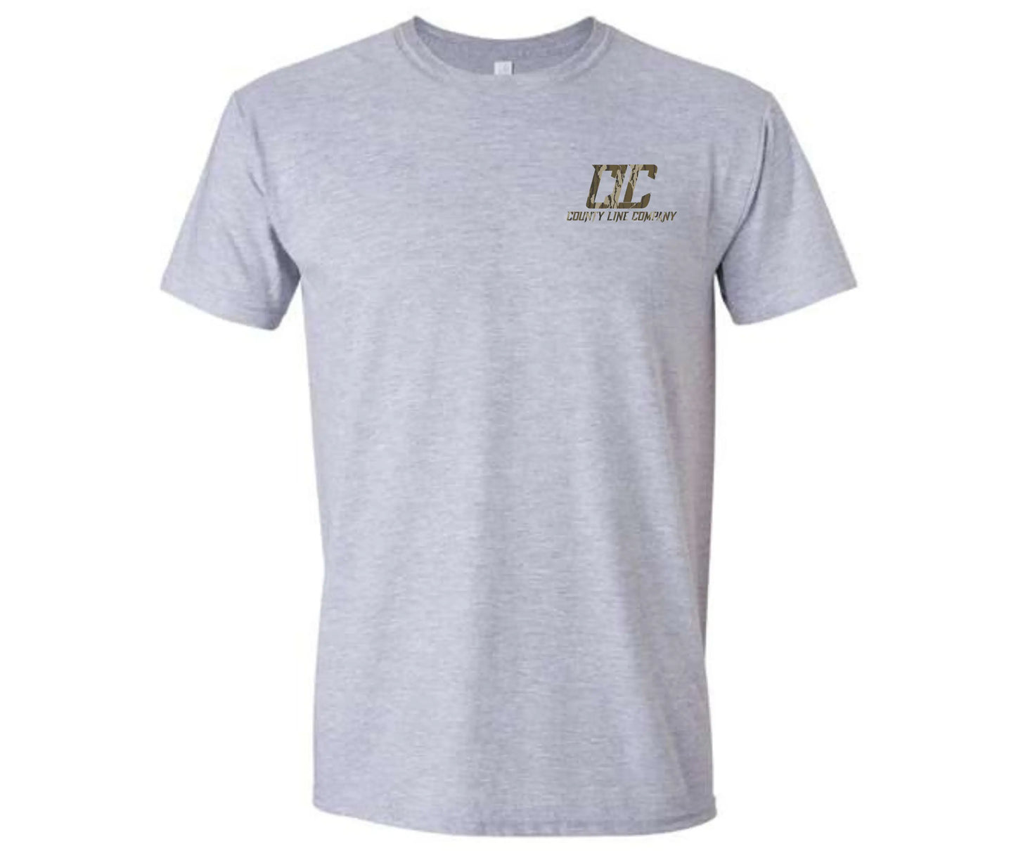 County Line Co. Cross Graphic Tee Men's Casual T-Shirt Soft & Comfy by County Line Company