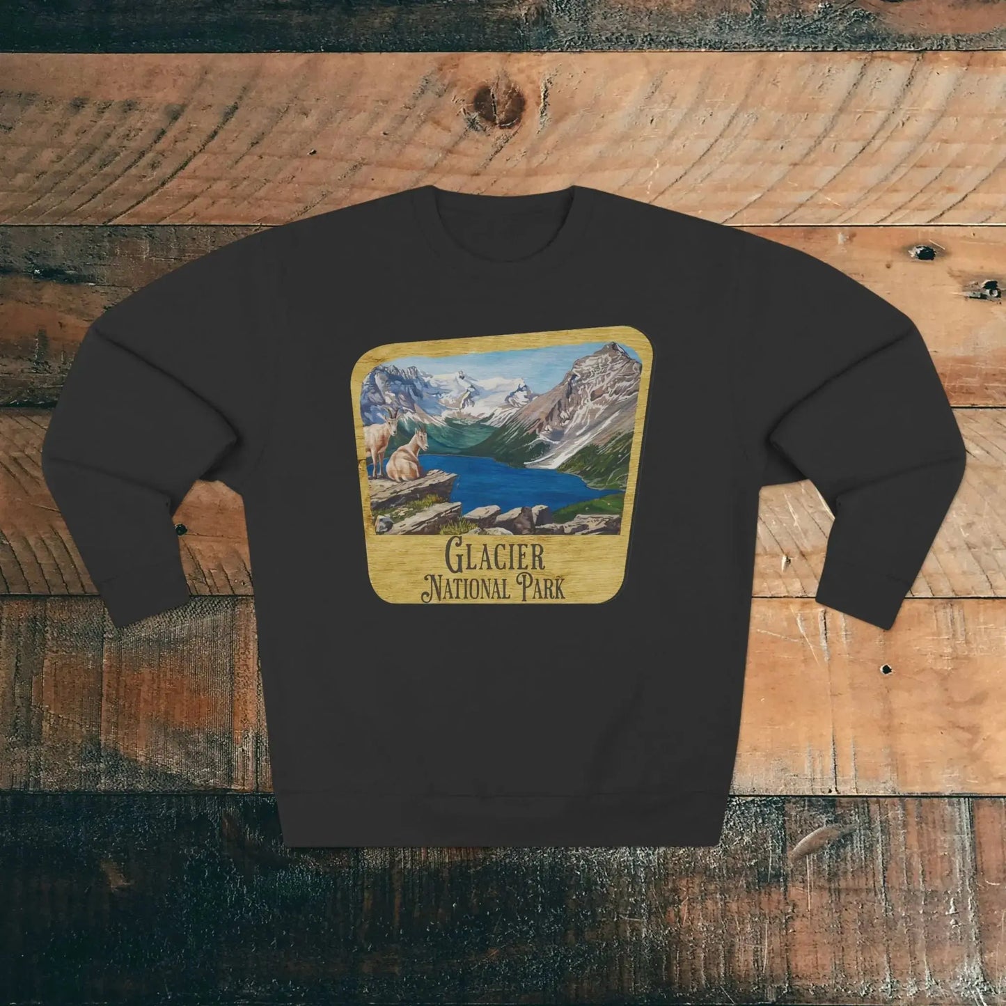 Park Service Glacier Park Unisex Travel Sweatshirt Soft Souvenir Crewneck by Park Service Apparel