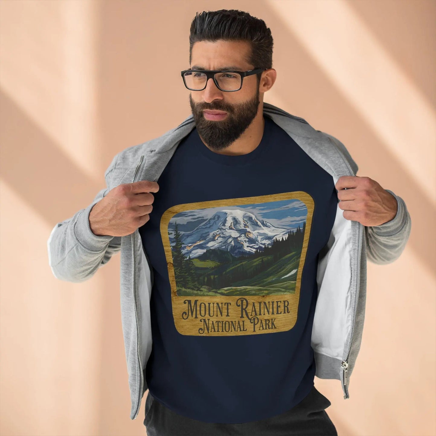Mount Rainier National Park Unisex Crewneck Sweatshirt