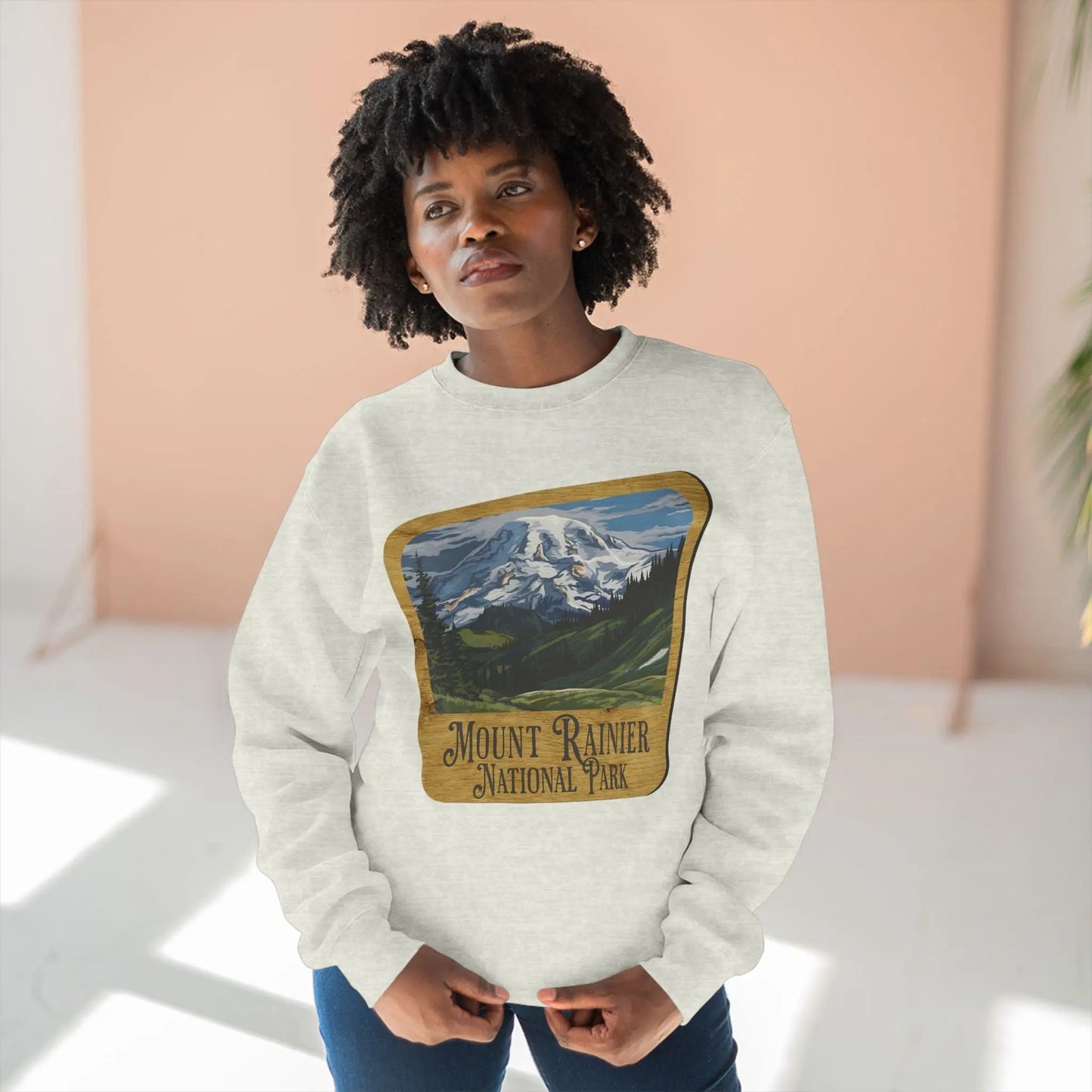 Mount Rainier National Park Unisex Crewneck Sweatshirt
