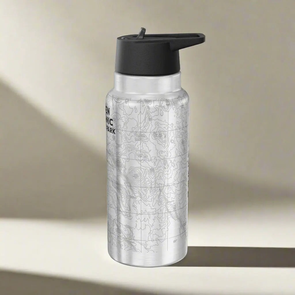 Lassen Volcanic National Park Topo Tumbler Bottle Park Service Apparel