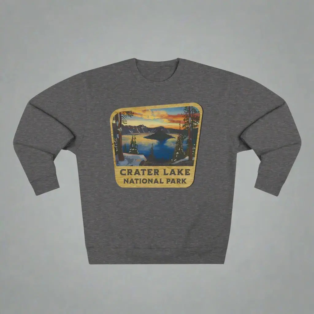 Park Service Apparel Crater Lake Graphic Unisex Sweatshirt Cozy & Durable Crewneck by Park Service Apparel