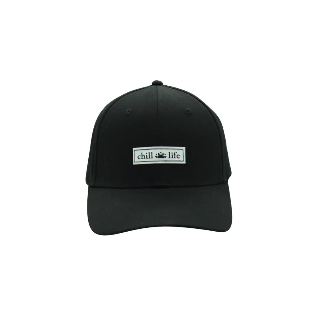 chill life hat - Black Low Profile chill life style