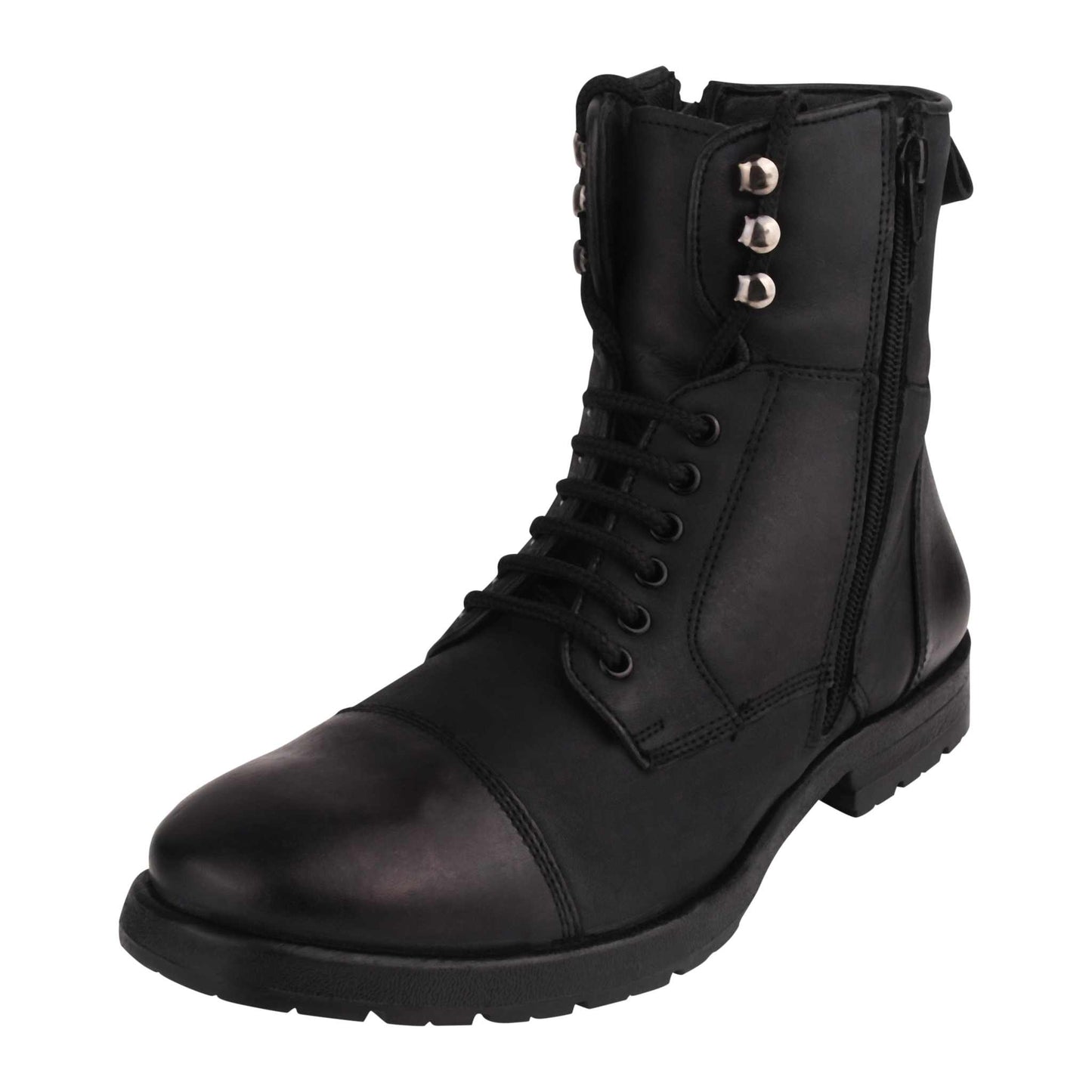 Hopper Men's Leather Ankle Length Boots - MENLL