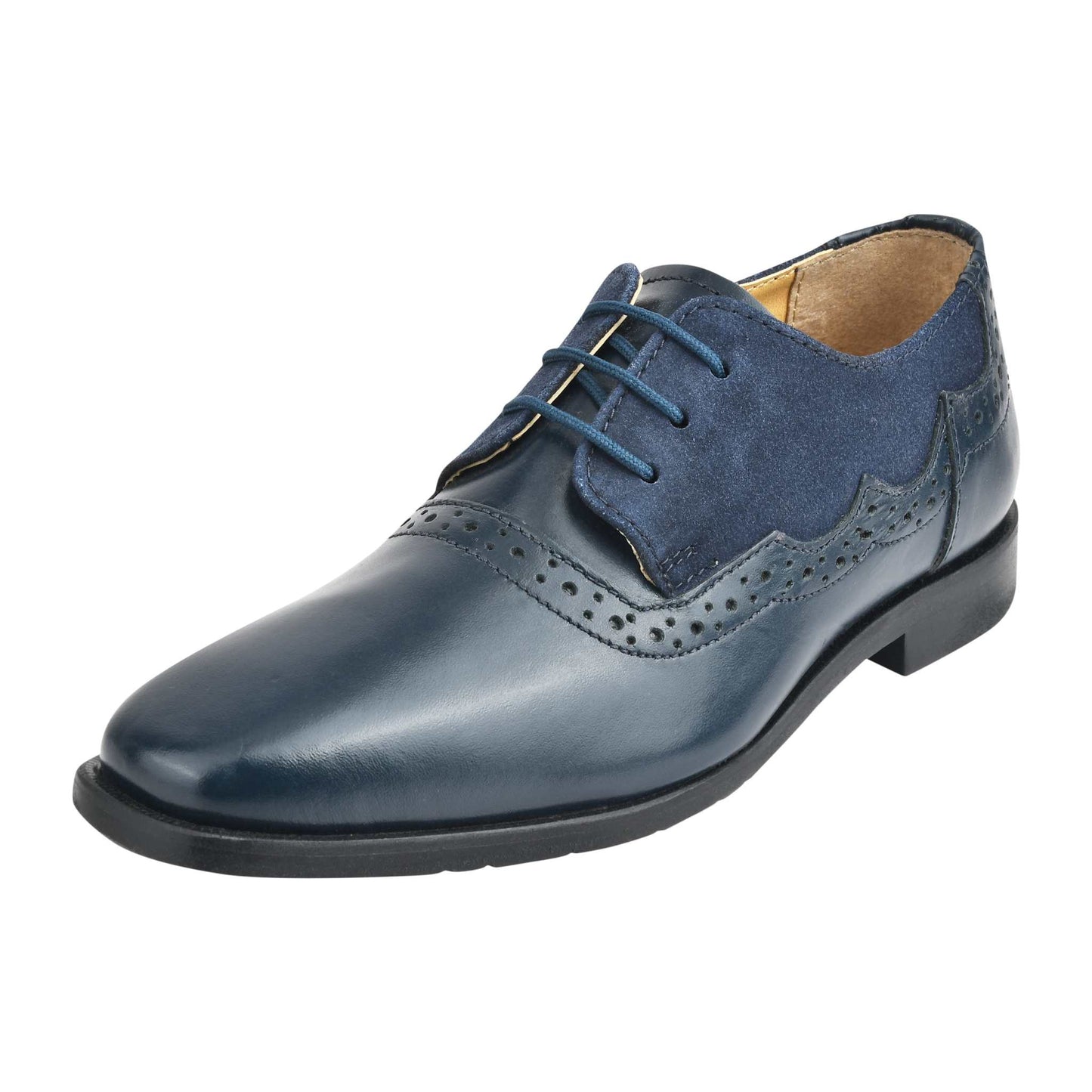 Amy Leather Suede Oxford Style Kids Dress Shoes - MENLL