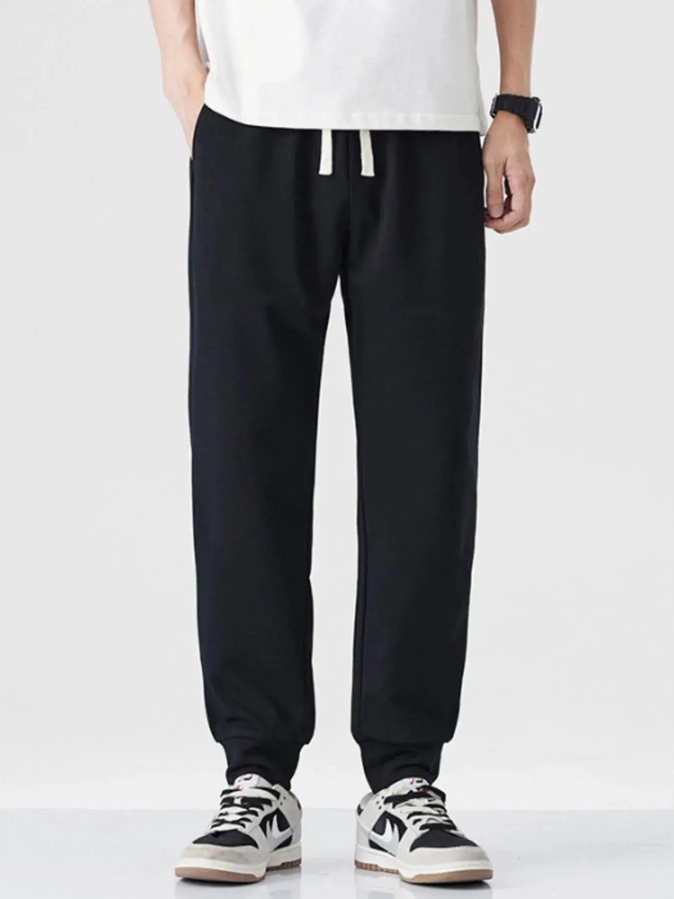 Trendsi Men's Drawstring Joggers Casual Activewear Pants with Pockets by Trendsi