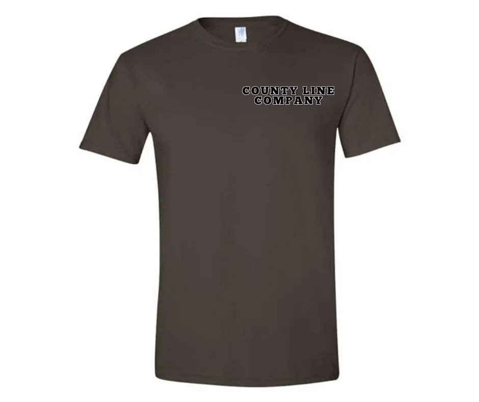 County Line Co. Outdoors Graphic Tee Men's Adventure T-Shirt Soft & Breathable by County Line Company
