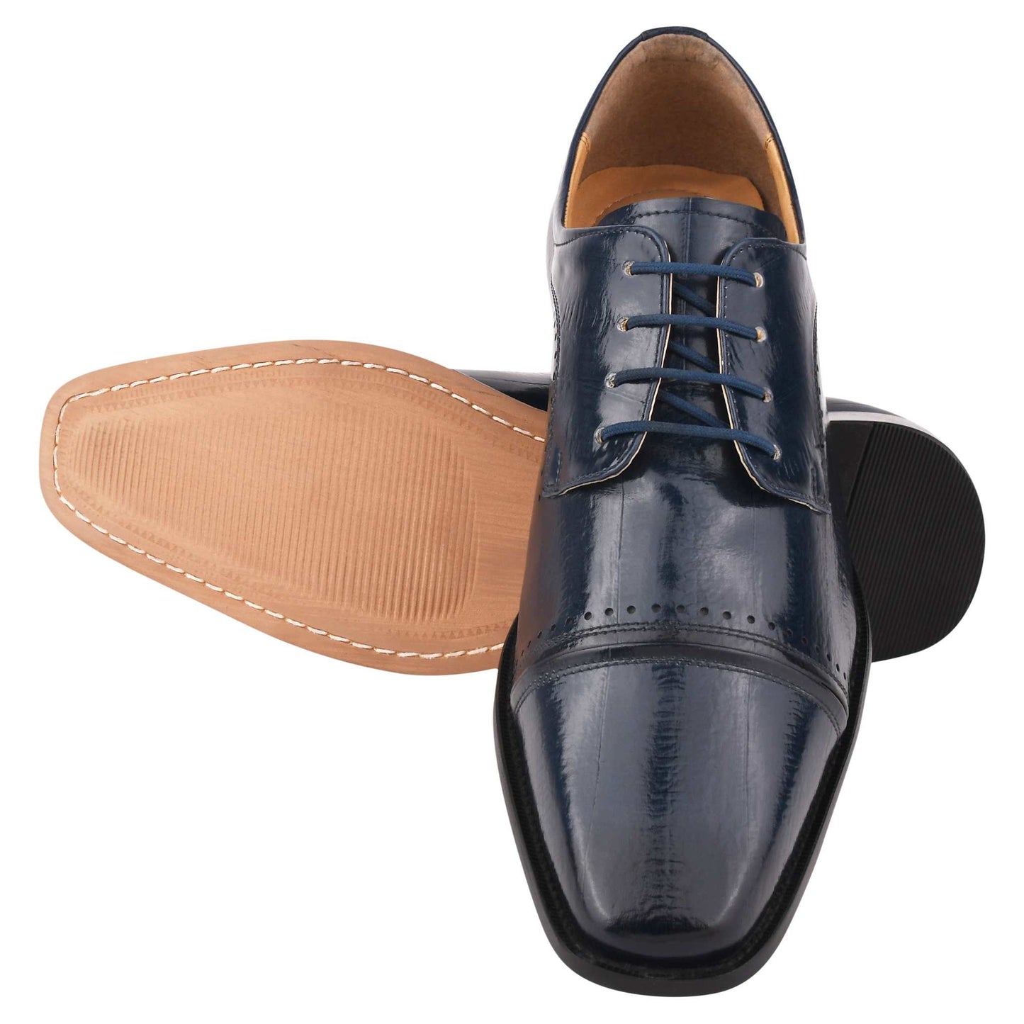 BRUCE Leather Oxford Style Dress Shoes - MENLL