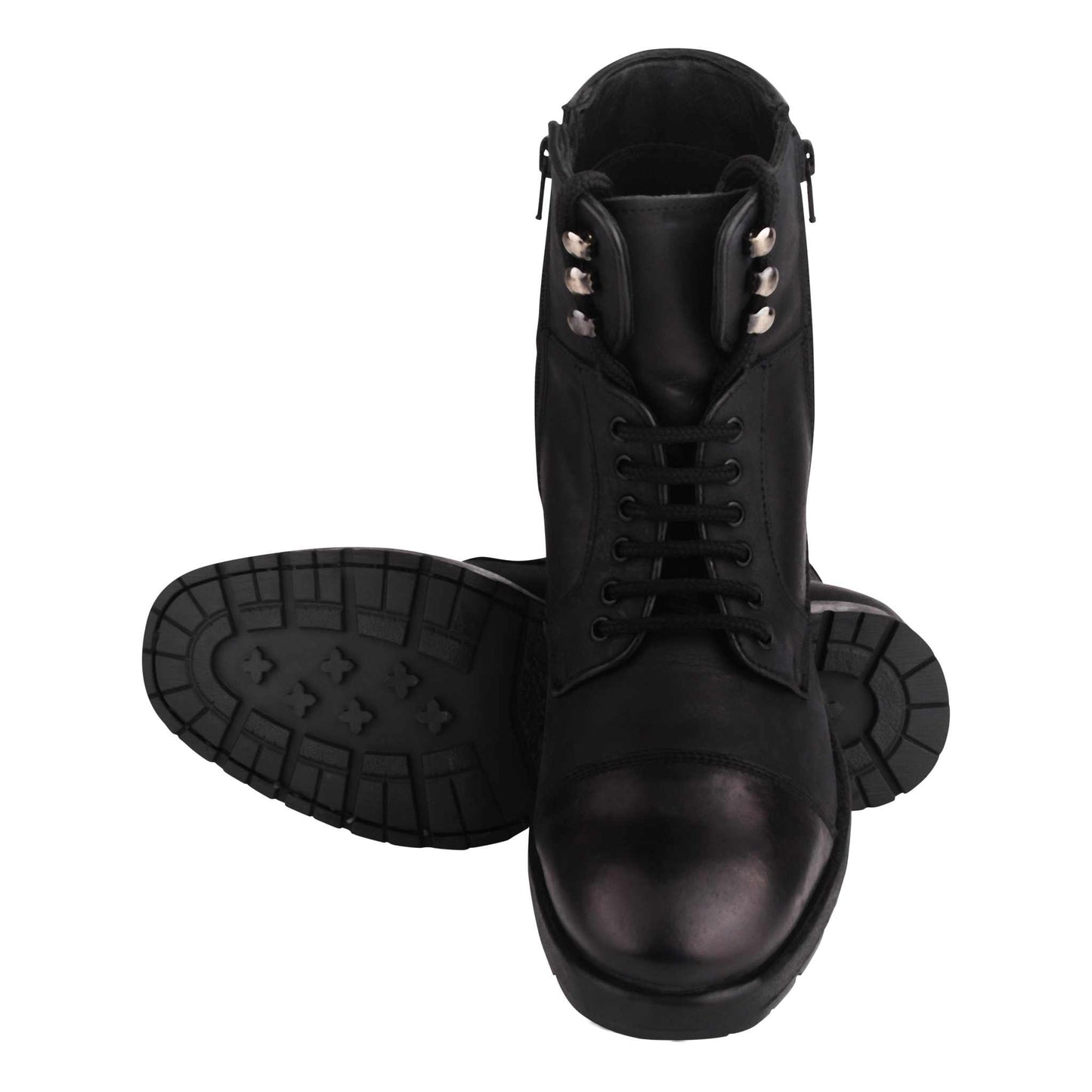 Hopper Men's Leather Ankle Length Boots - MENLL