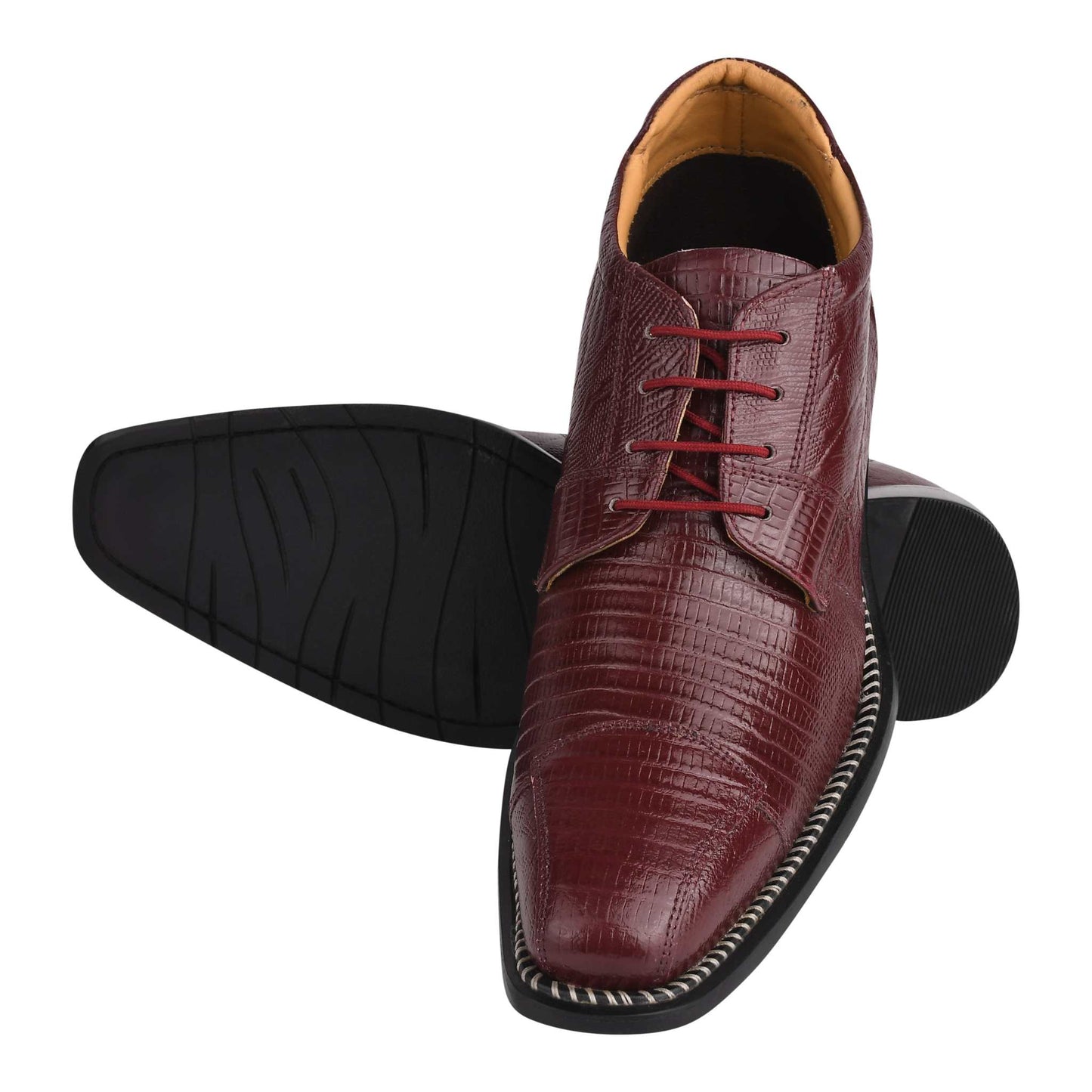 Foxx Leather Lace-Up Boots - MENLL