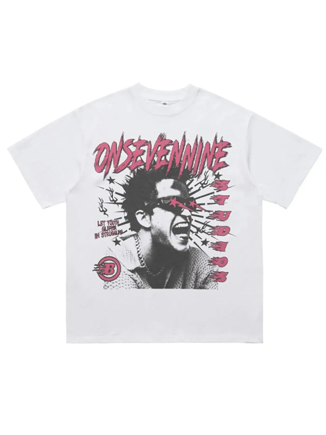 Trendsi Graphic Oversized Tee Men's Casual Streetwear T-Shirt Soft, Comfy by Trendsi