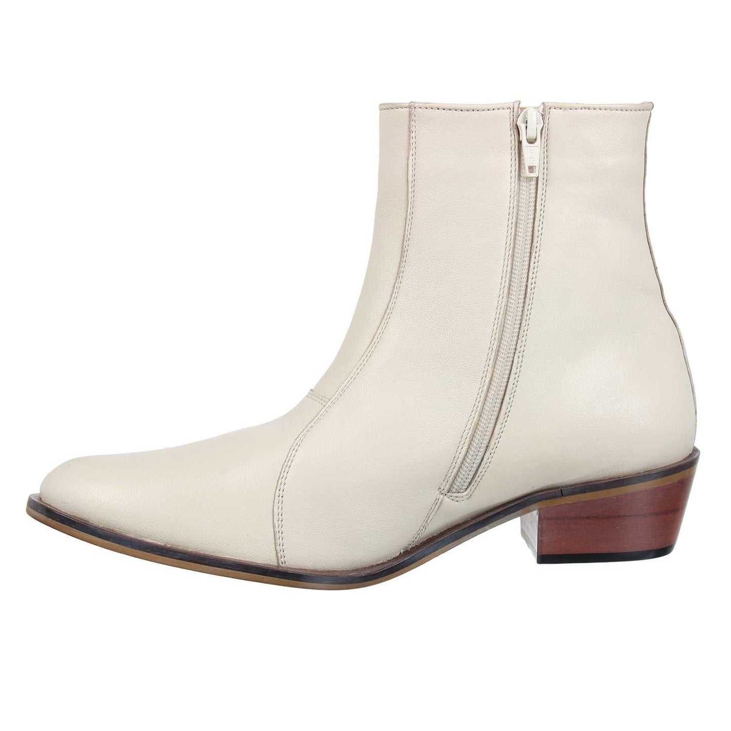 Jazzy Jackman Leather Ankle Length Boots for Men - MENLL