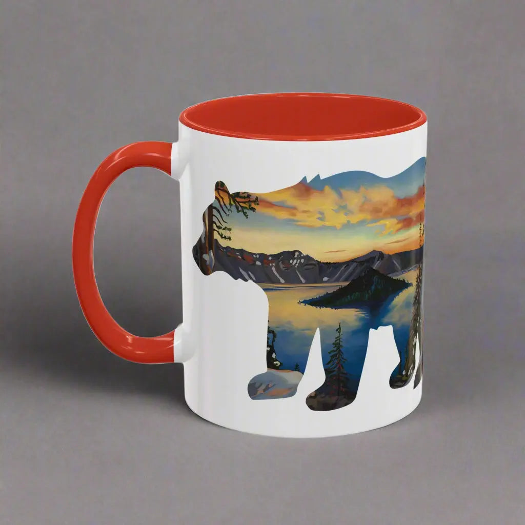 Park Service Apparel Bear Mug Crater Lake Souvenir Ceramic Coffee Cup Giftable by Park Service Apparel