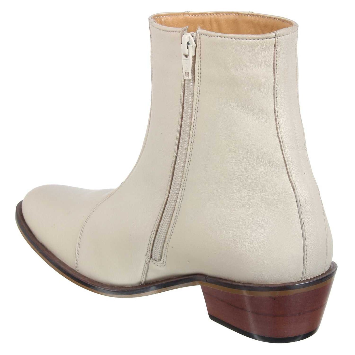 Jazzy Jackman Leather Ankle Length Boots for Men - MENLL