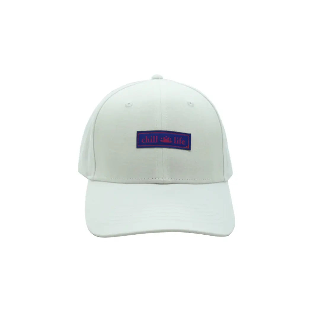 chill life classic cap - white chill life style
