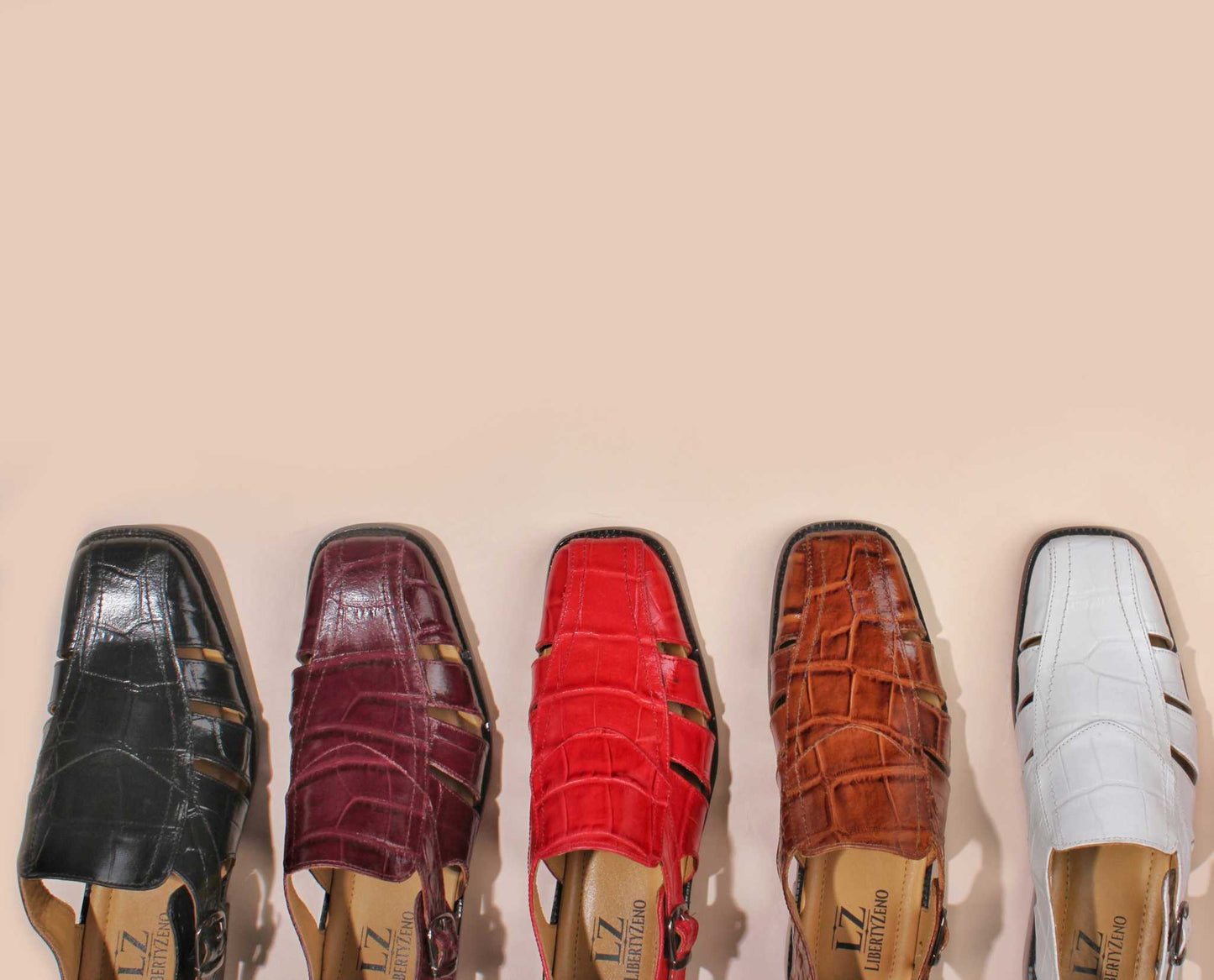 Bidwill Genuine Leather Fisherman Flat Sandals - MENLL