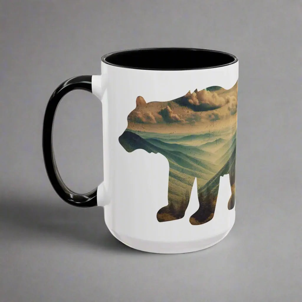 Park Service Apparel Bear Mug Gift Idea Drinkware Ceramic, Cute Design by Park Service Apparel