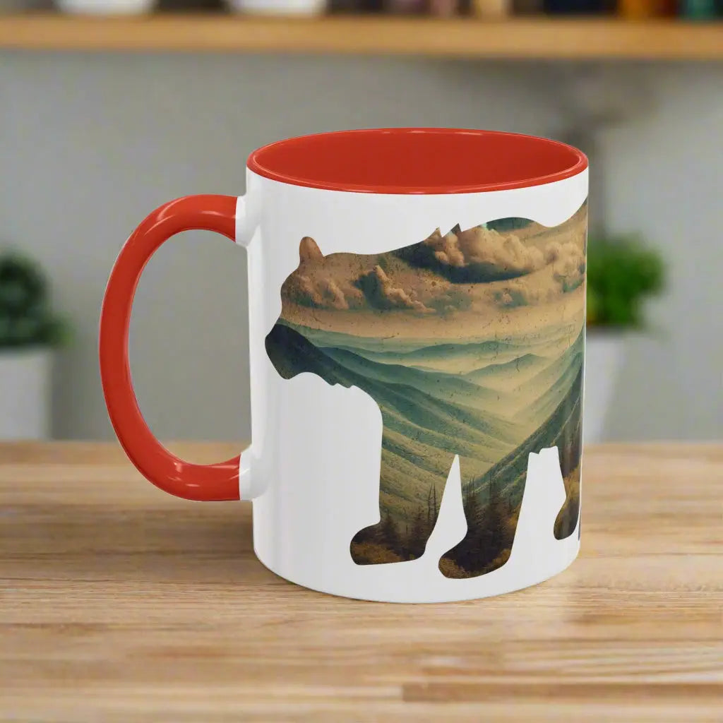 Smoky Mountains Bear Colored Mug Park Service Apparel