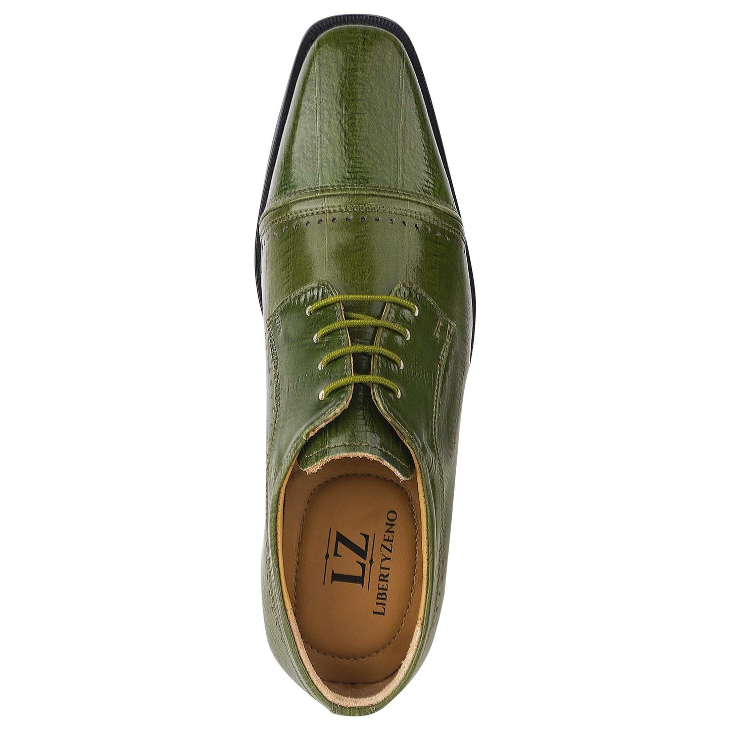 BRUCE Leather Oxford Style Dress Shoes - MENLL