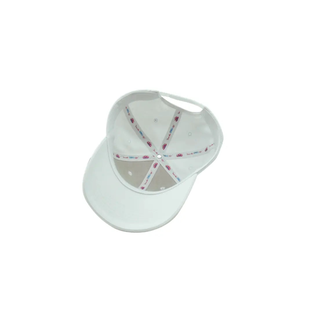 chill life classic cap - white chill life style