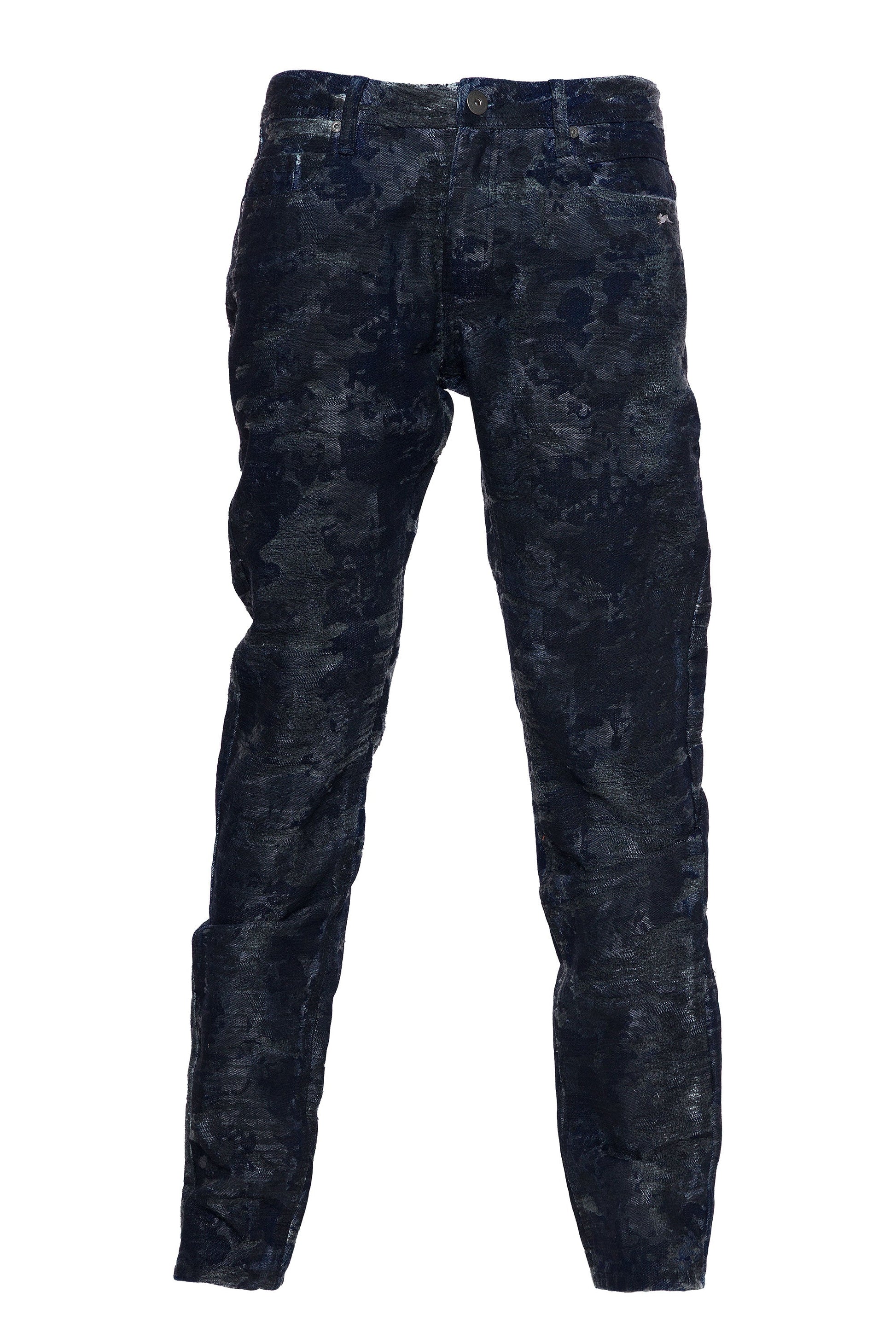 A.Tiziano Pants - A.Tiziano Sasha | Jacquard Denim Jean - Premium Quality - Premium Quality - Men Shirts | MENLL