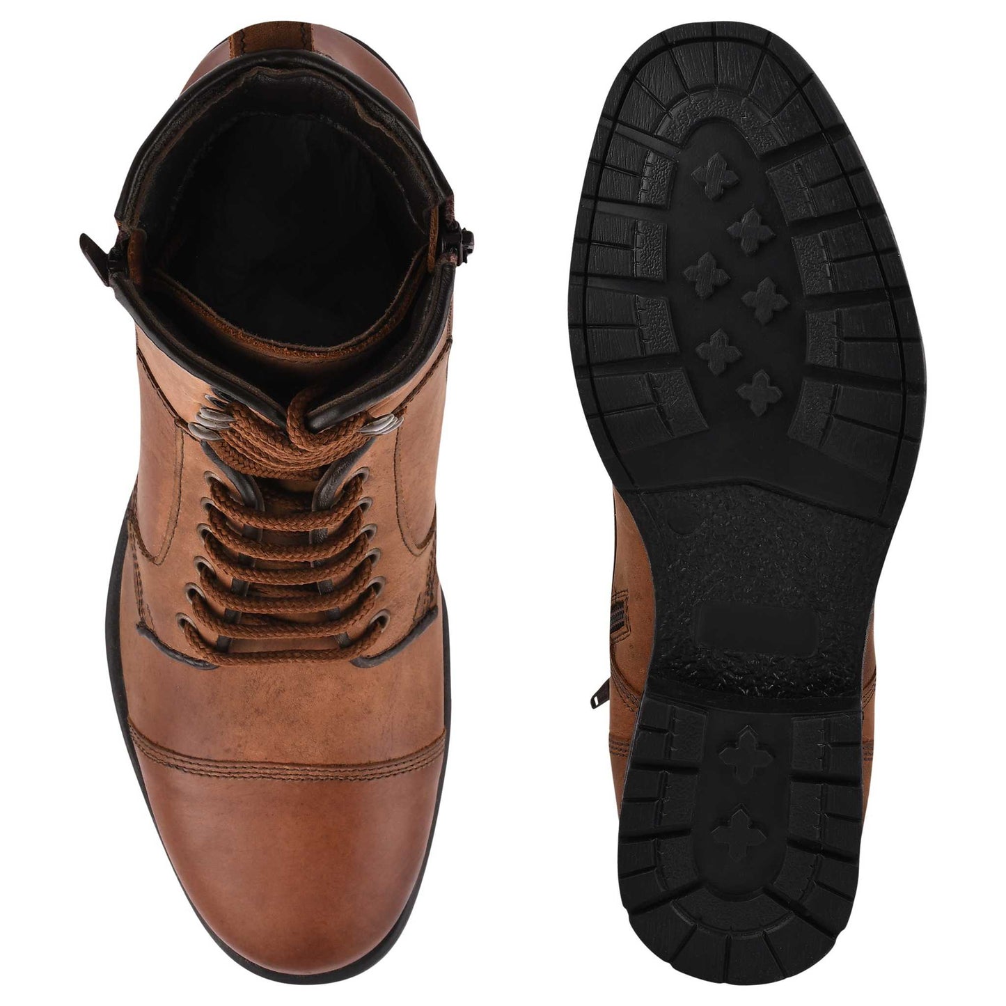 Hopper Men's Leather Ankle Length Boots - MENLL