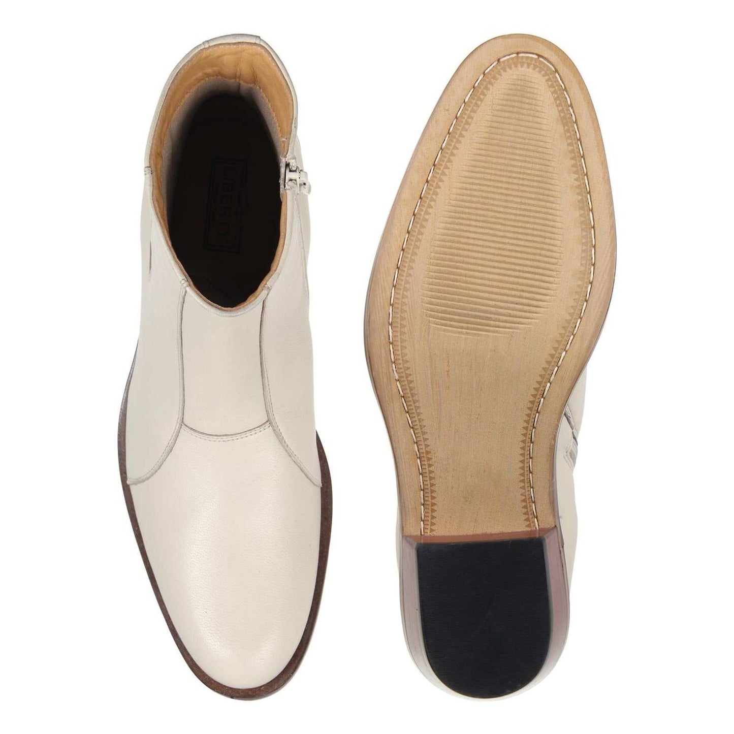 Jazzy Jackman Leather Ankle Length Boots for Men - MENLL