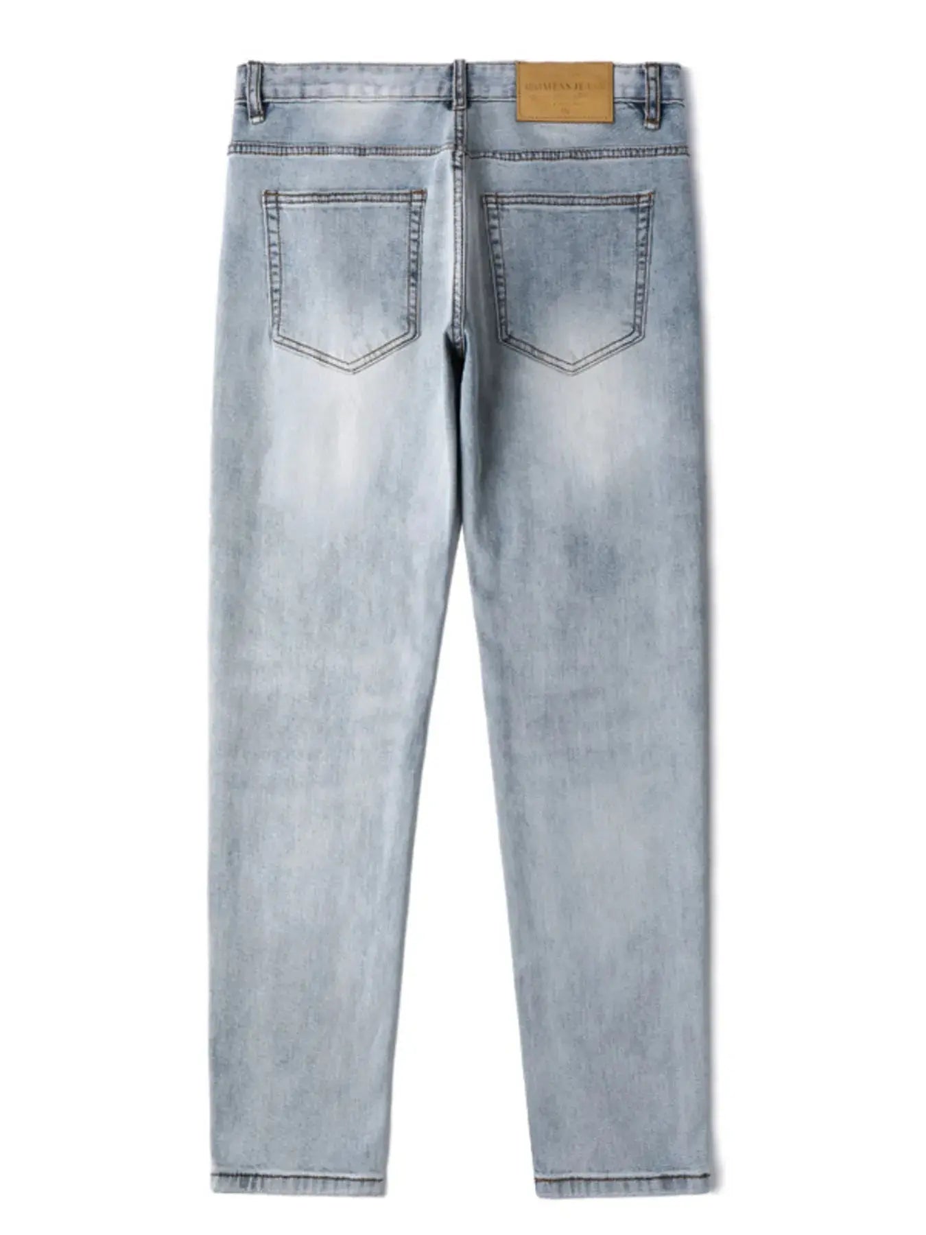 Trendsi Slim Fit Jeans Men's Washed Denim Everyday Stretch Jeans by Trendsi