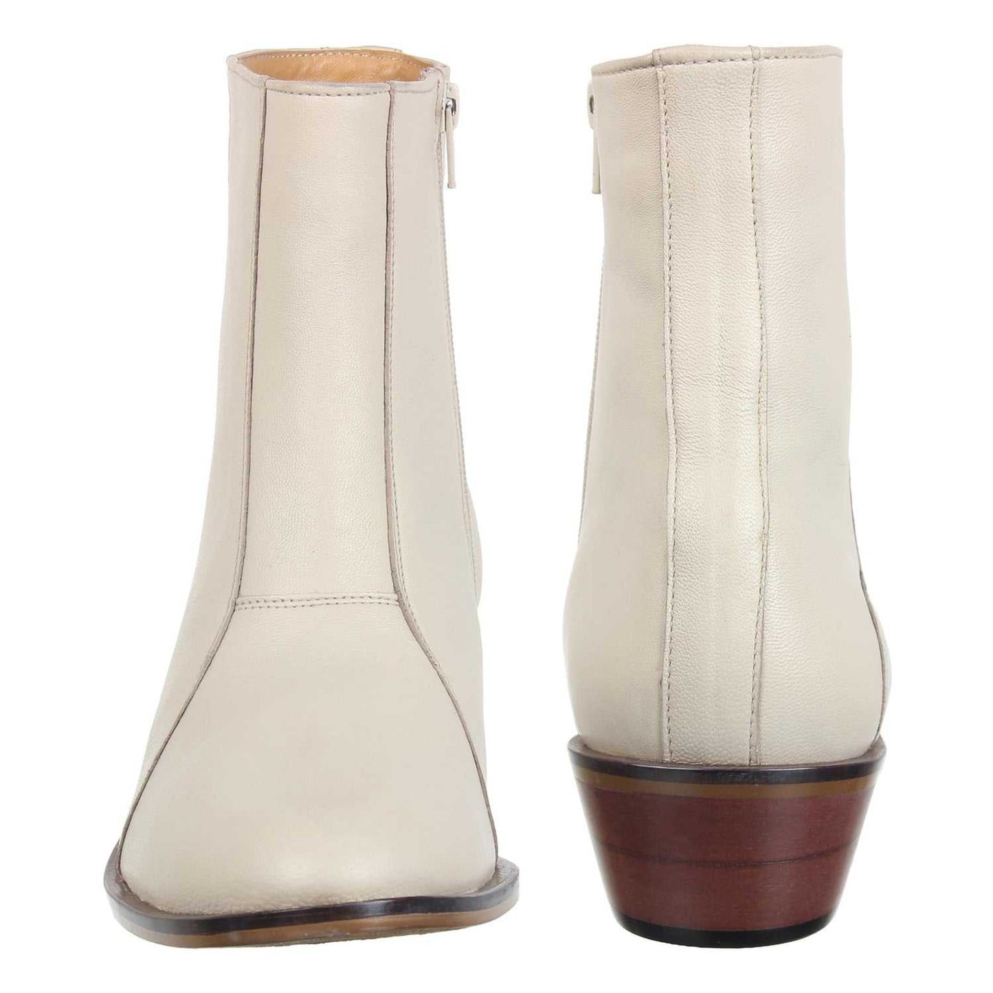 Jazzy Jackman Leather Ankle Length Boots for Men - MENLL