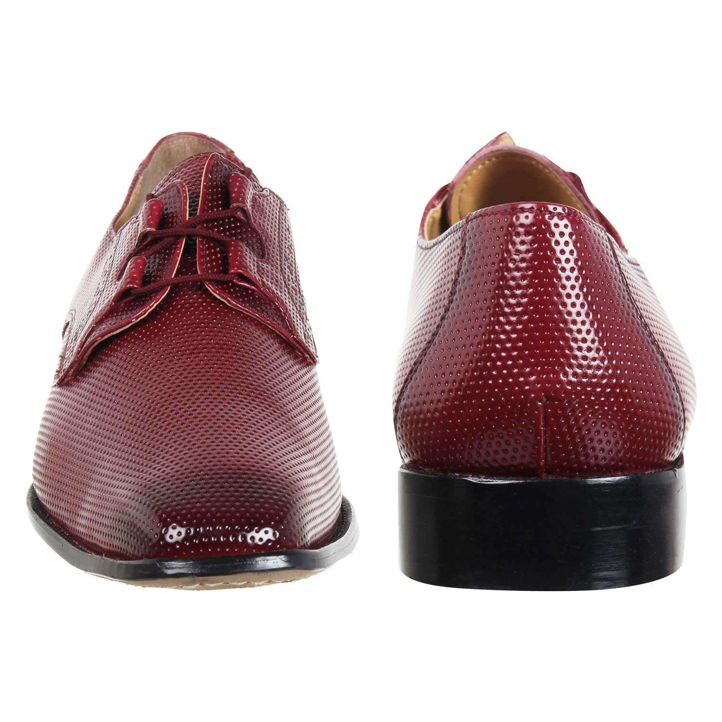 Blacktown Genuine Leather Oxford Style Lace-Up Dress Shoes For Men - MENLL
