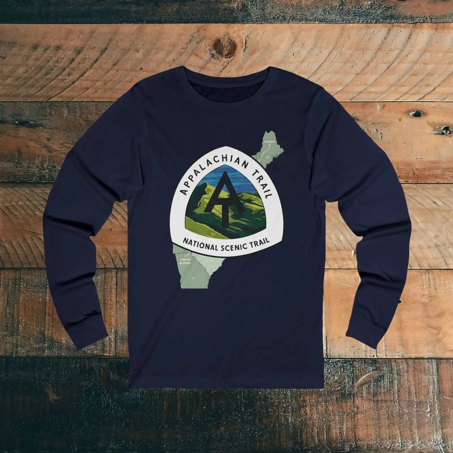 Park Service Apparel AT Unisex Long Sleeve Hiking Shirt - Adventure Ready! by Park Service Apparel