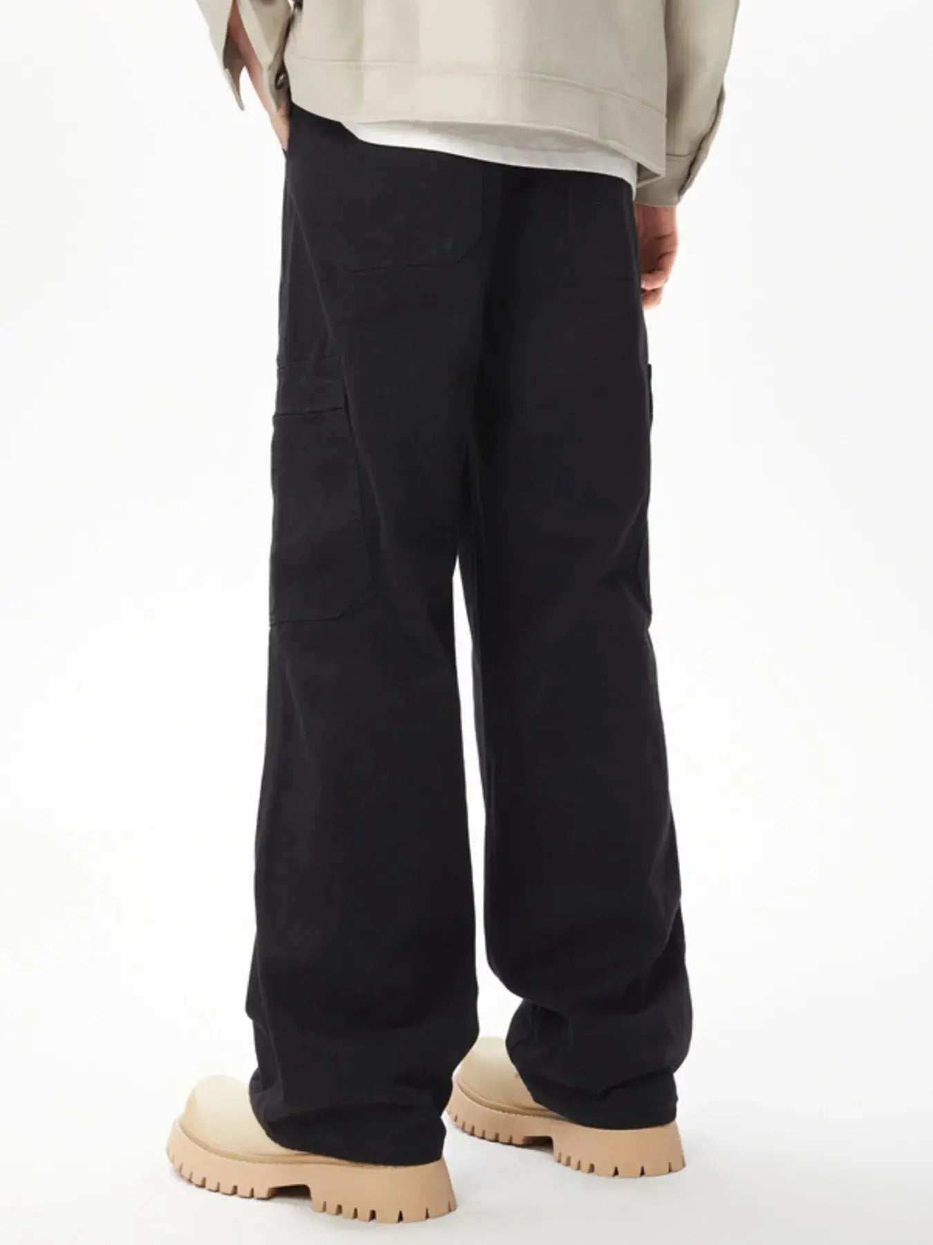 Trendsi Wide Leg Cargo Pants Women's Casual Trousers Comfortable Fit by Trendsi