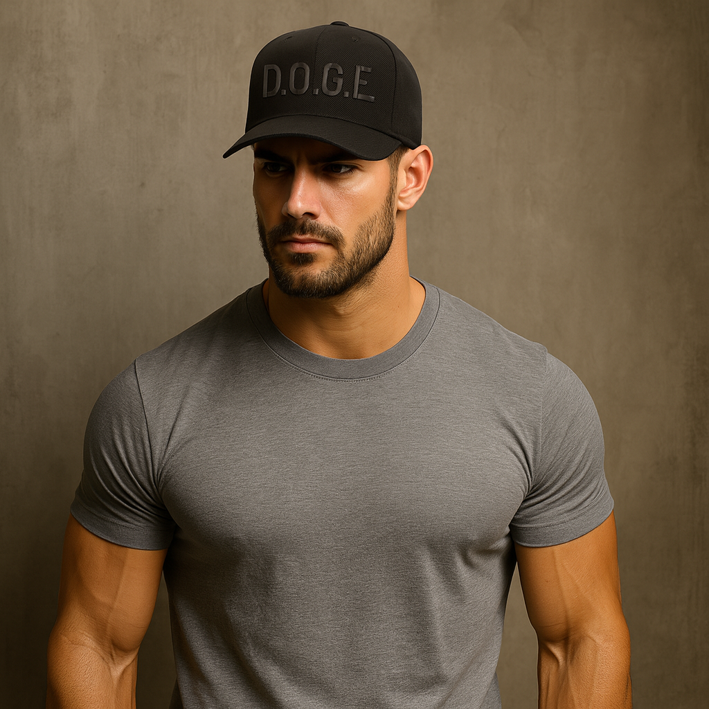 D.O.G.E SWAG Apparel & Accessories > Clothing Accessories > Hats - TRUCKER - D.O.G.E Black/Grey Hat - Premium Quality