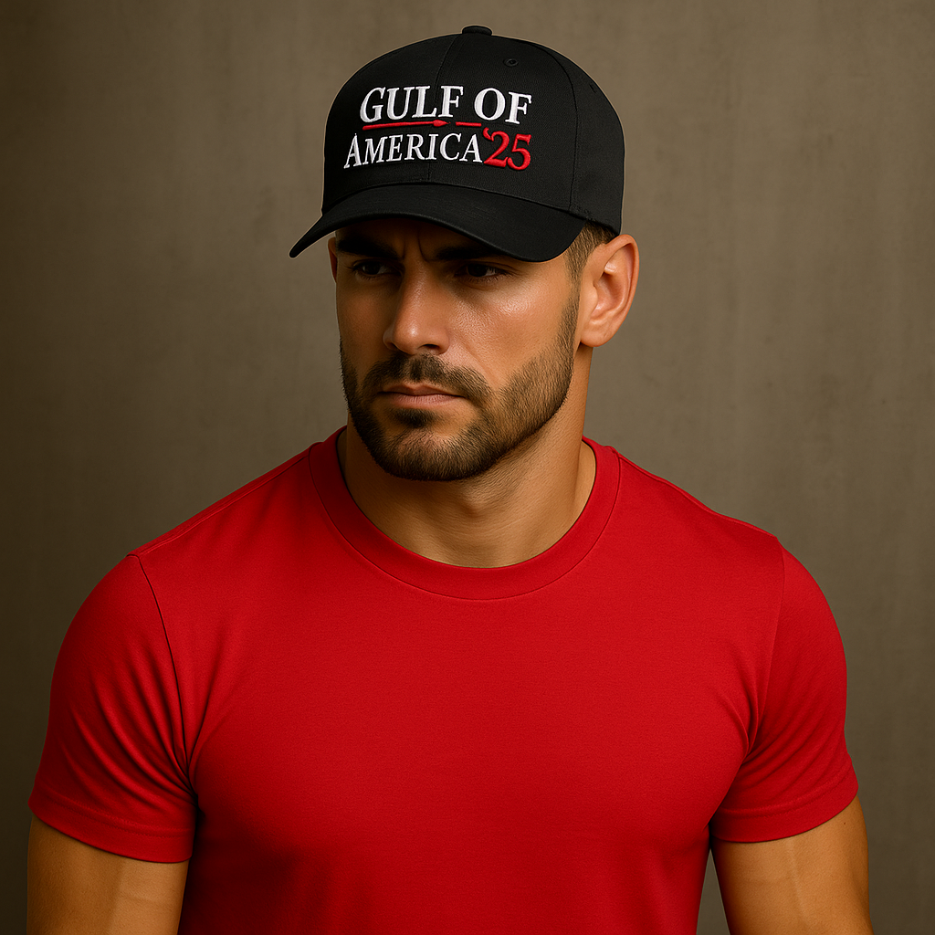 D.O.G.E SWAG Apparel & Accessories > Clothing Accessories > Hats - CLASSIC - Gulf of AMERICA Black Hat - Premium Quality