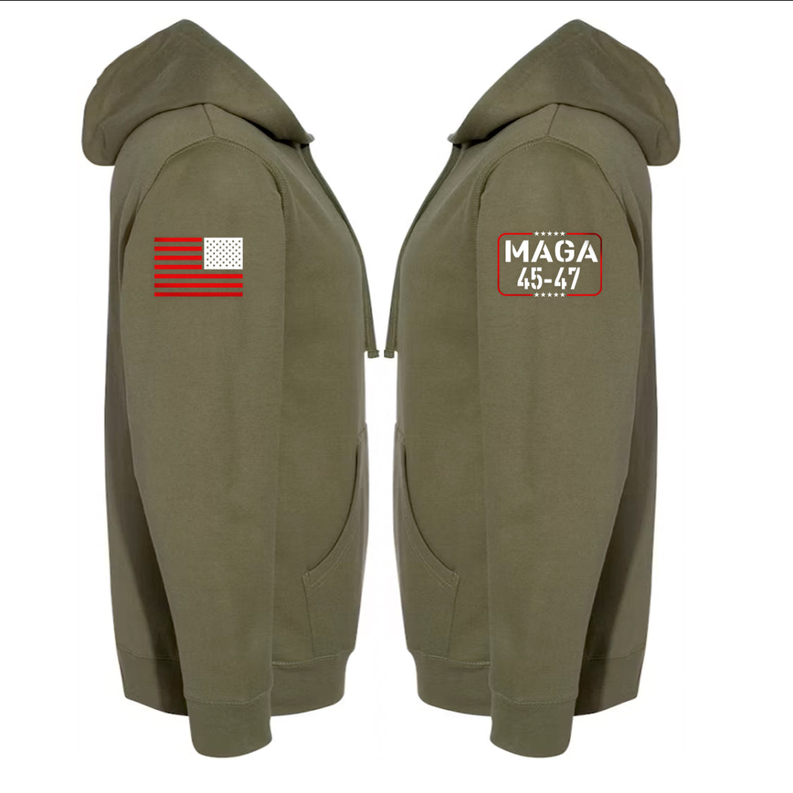 D.O.G.E SWAG Apparel & Accessories > Clothing > Shirts & Tops > Hoodies - D.O.G.E Army Green Hoodie - Premium Quality D.O.G.E SWAG
