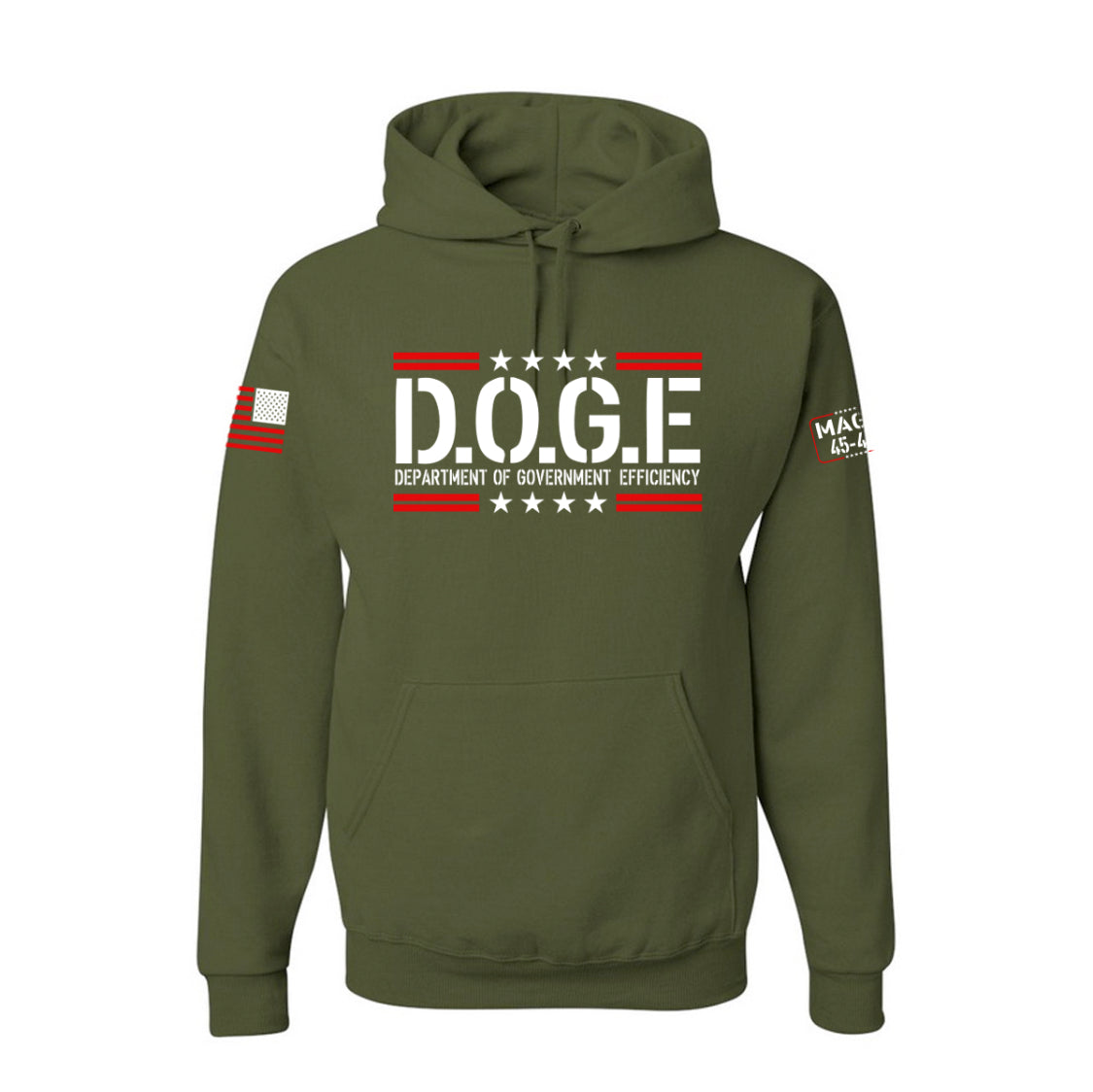 D.O.G.E SWAG Apparel & Accessories > Clothing > Shirts & Tops > Hoodies - D.O.G.E Army Green Hoodie - Premium Quality D.O.G.E SWAG