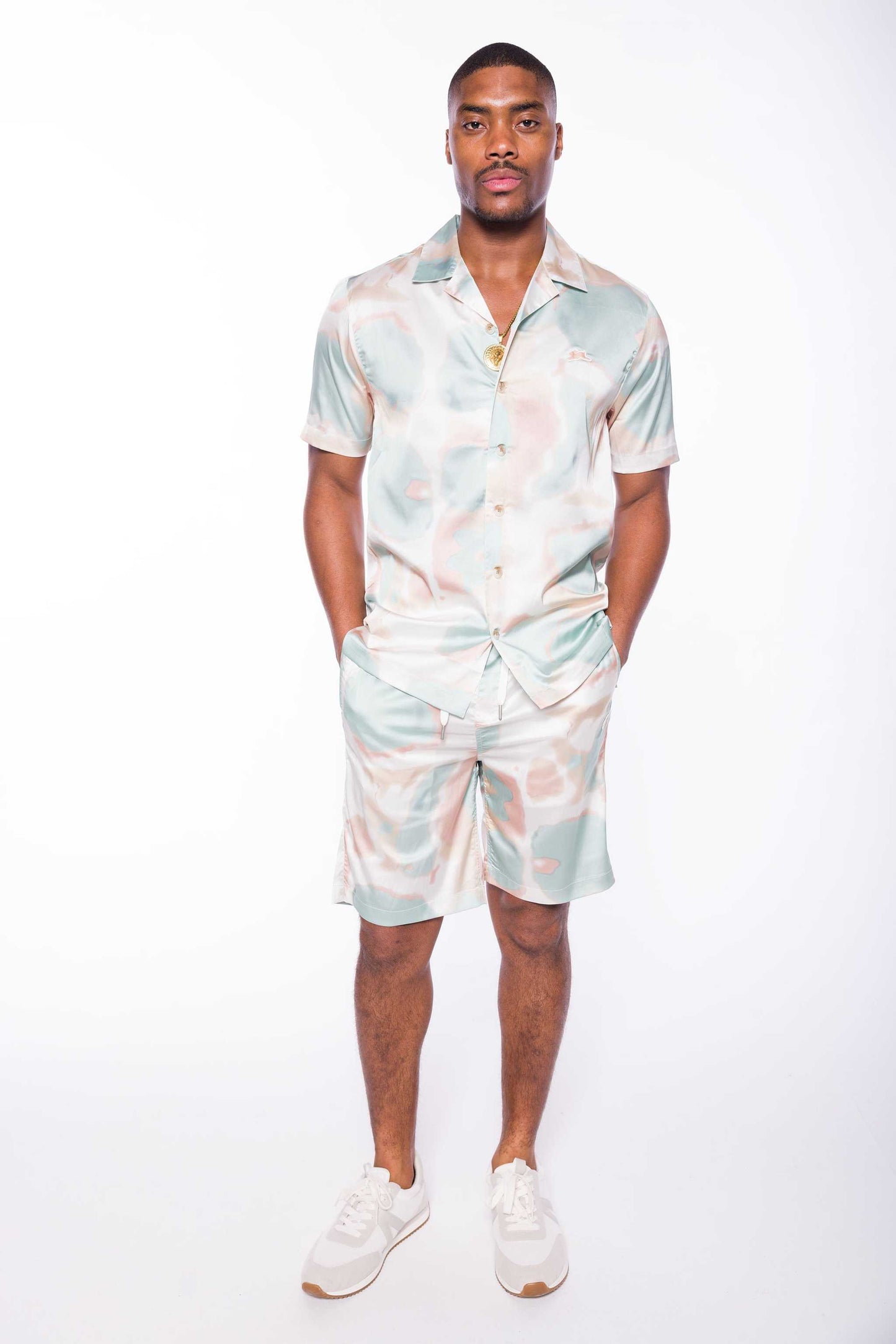 Chad | Printed Satin Short - MENLL