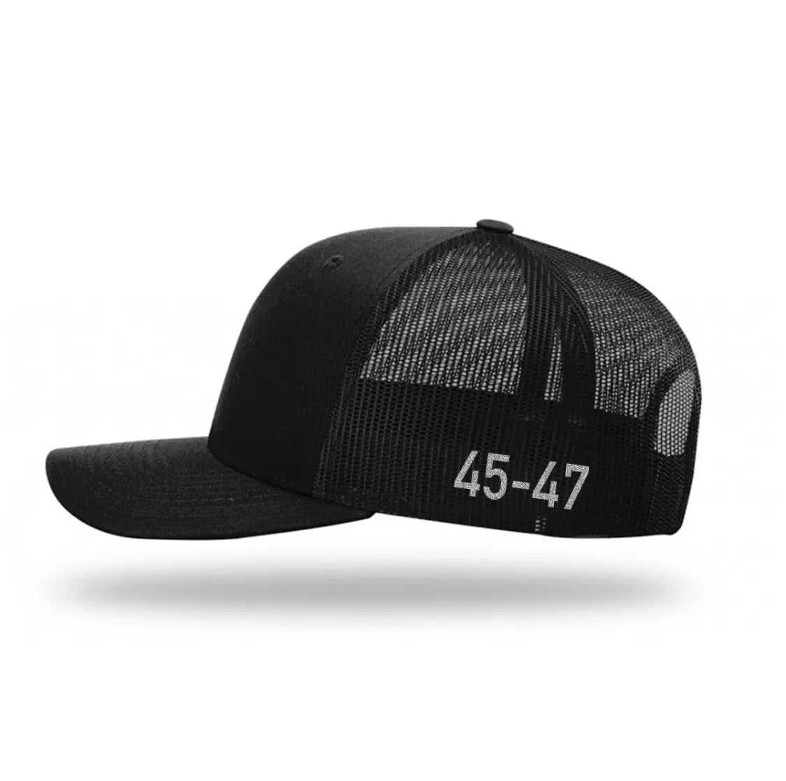 MENLL Trucker Black Hat Men's Casual Snapback Adjustable Classic Cap by MENLL