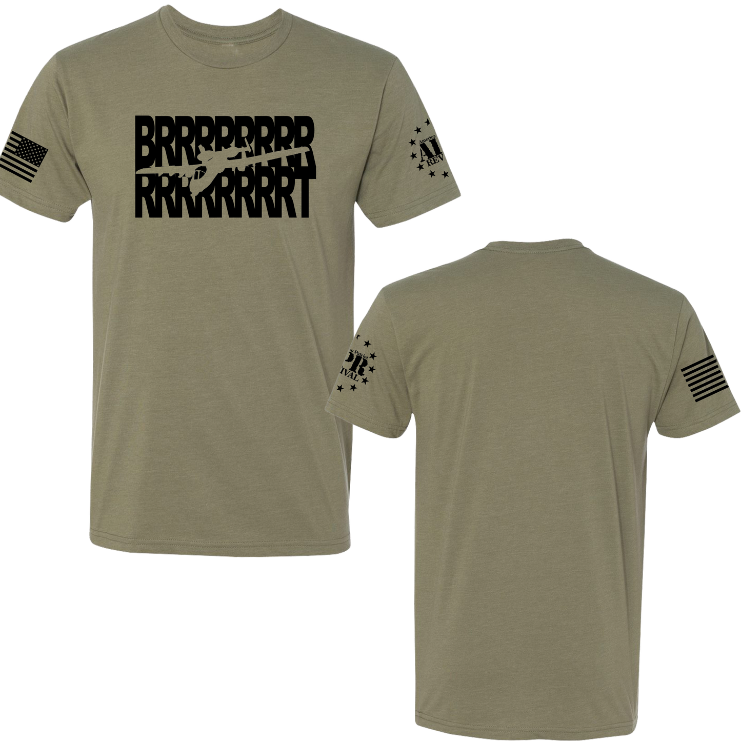 T-Shirts - BRRRRRRRRRT American Patriot Revival