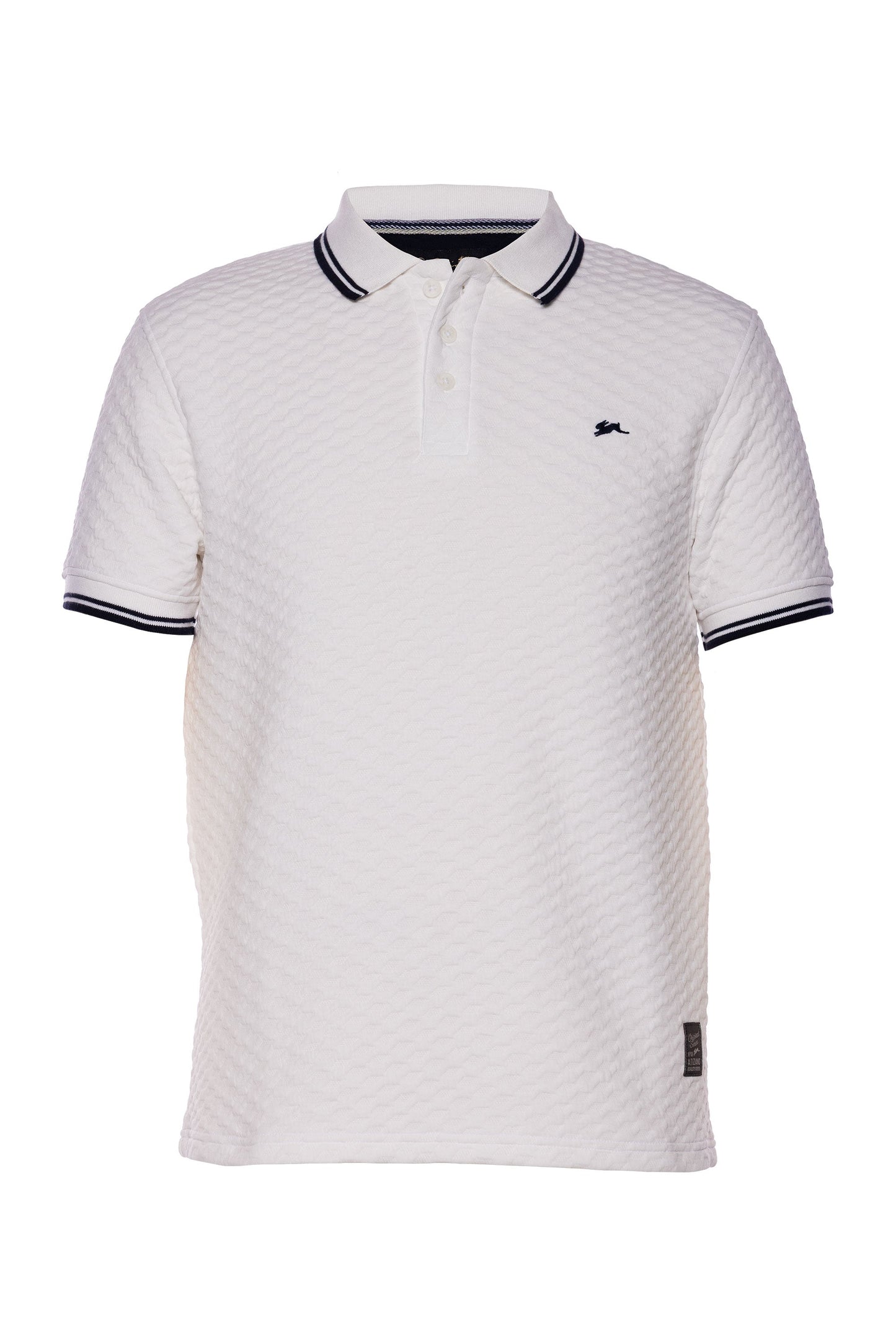 A.Tiziano Apparel - A.Tiziano Baylor | Jacquard Knit Polo - Premium Quality - Premium Quality