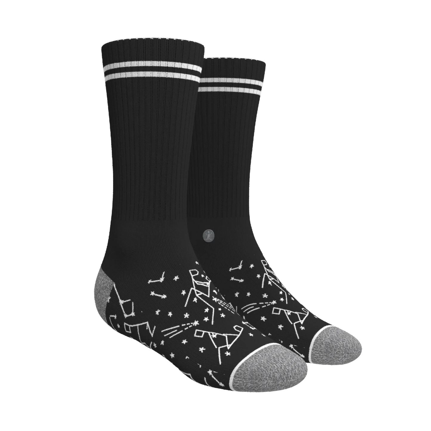 The Big Bang | Constellation Heel Hammock™ Crew Socks - MENLL
