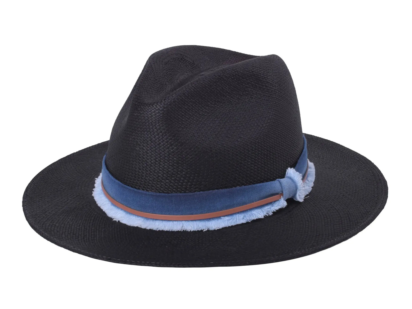 S E A S I C K Fashion Indigo Panama Hat Men's Beach Sun Straw Hat - Lightweight by S E A S I C K Fashion