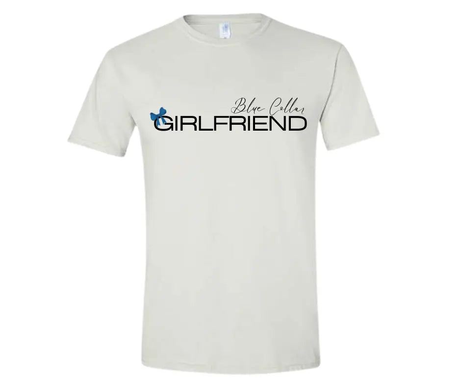 County Line Co. Blue Collar Girlfriend Tee Women's Casual Graphic T-Shirt - Country Style by County Line Company