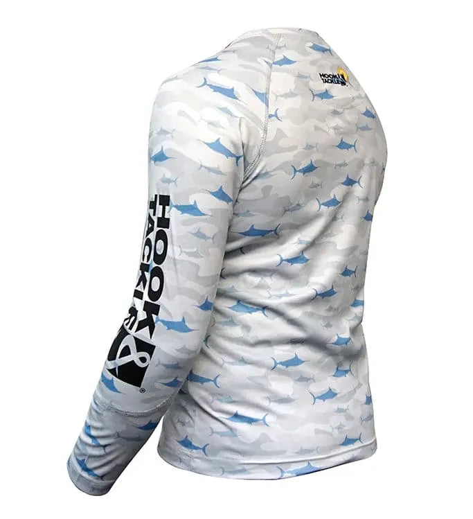 Youth Camo Billfish UV Fishing Shirt (8-20) Hook & Tackle