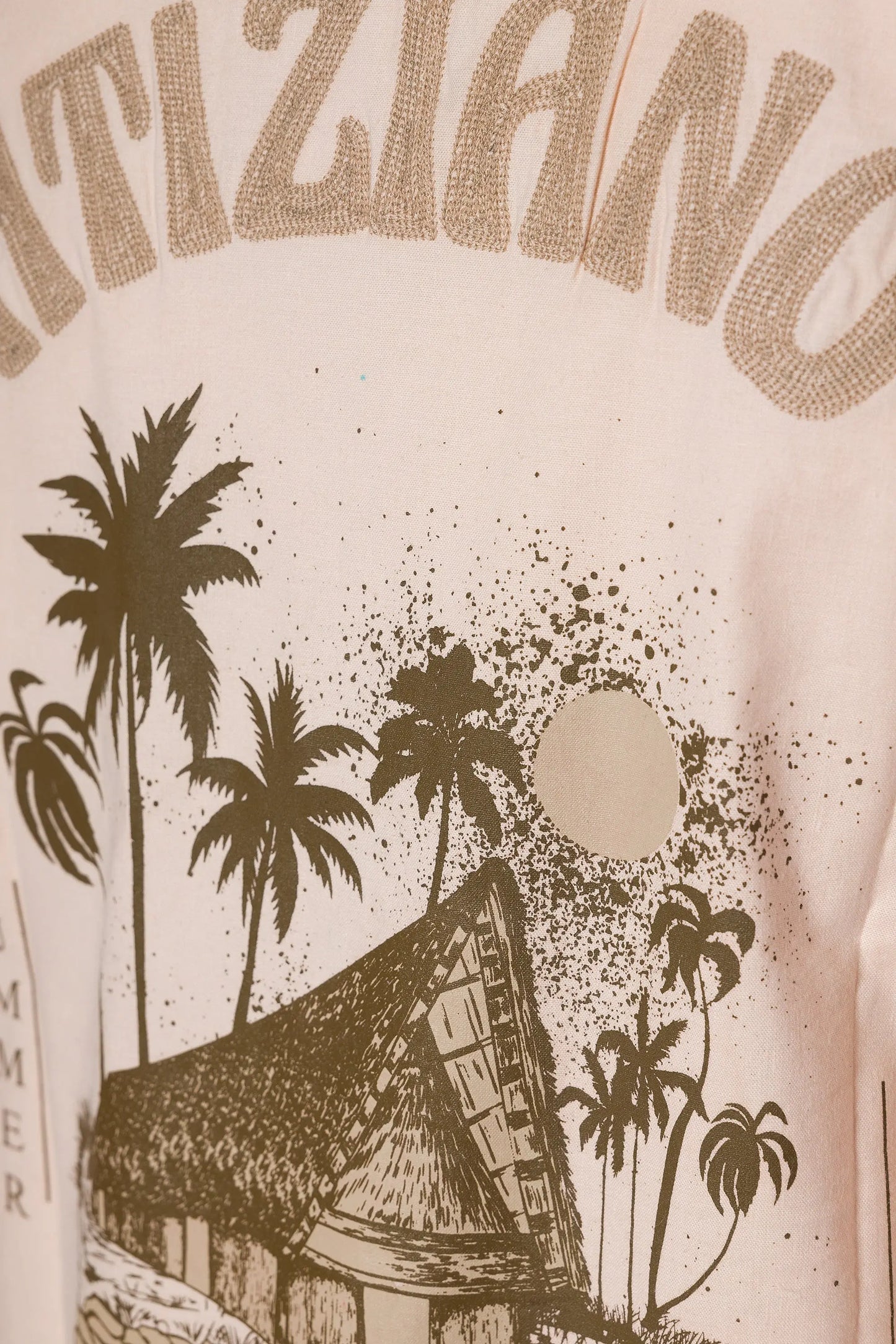 Men's Linen Shirt - Short Sleeve - Light Pink A.Tiziano