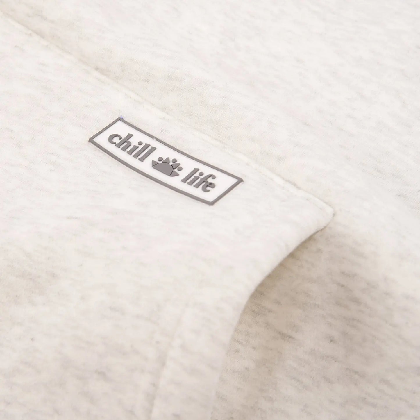 Zen Zip Essentials Hoodie-Cool Grey chill life style